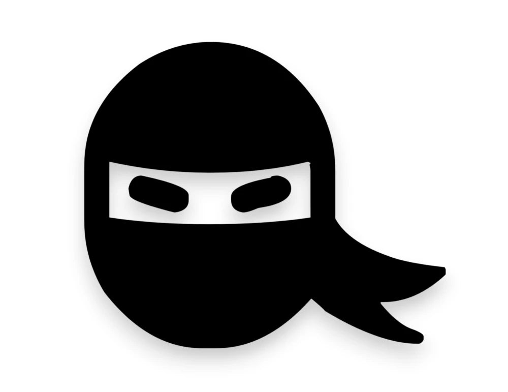 Japanese Ninja Sticker - Vinyl Window Decal