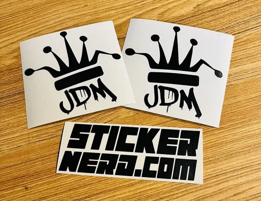 JDM Crown Sticker - Window Decal 