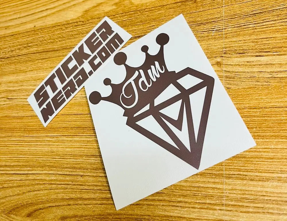 JDM Crown Diamond Sticker - Window Decal 