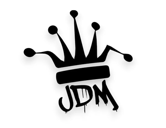 JDM Crown Sticker - Window Decal - STICKERNERD.COM