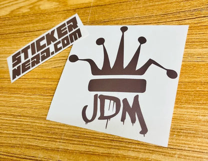 JDM Crown Decal - STICKERNERD.COM