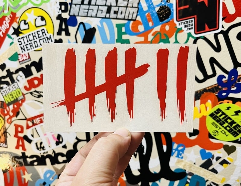 Zombie Kill Count Car Decal