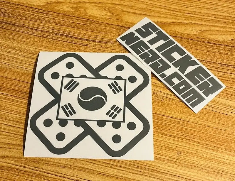 Korean Flag Bandage Sticker - KDM Window Decal - STICKERNERD.COM
