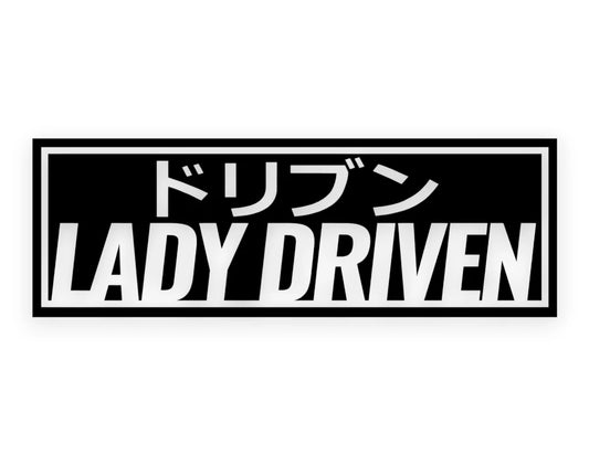 Lady Driven Sticker - Decal - STICKERNERD.COM