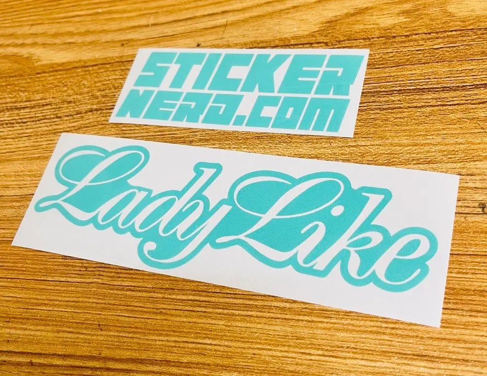 Lady Like Window Decal - STICKERNERD.COM