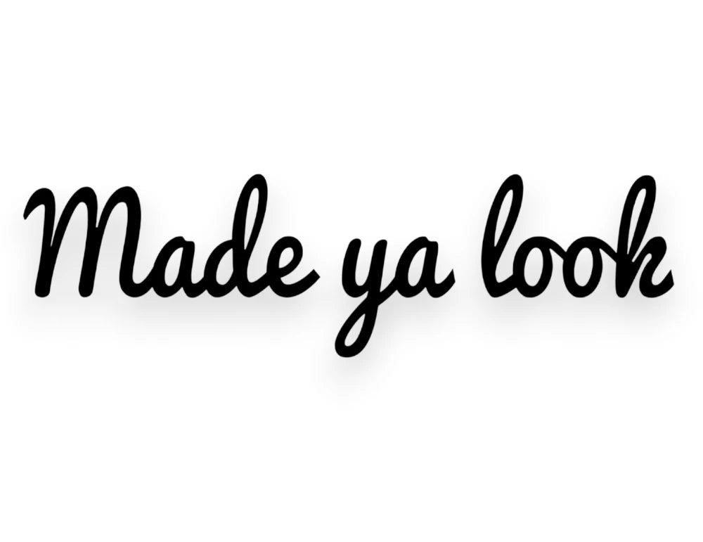 Made Ya Look Sticker - Decal - STICKERNERD.COM