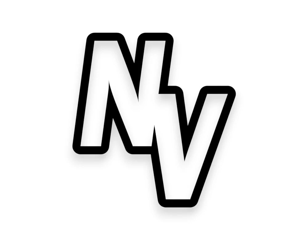 NV State Initials Sticker - STICKERNERD.COM