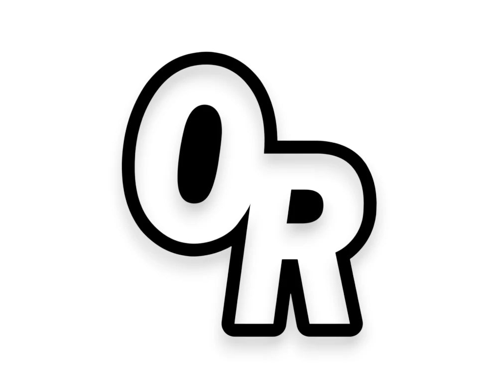 OR State Initials Sticker - STICKERNERD.COM