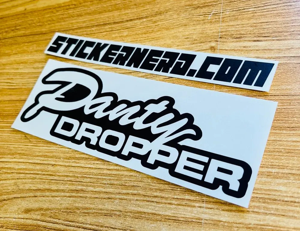 Panty Dropper Sticker - Funny Window Decal 