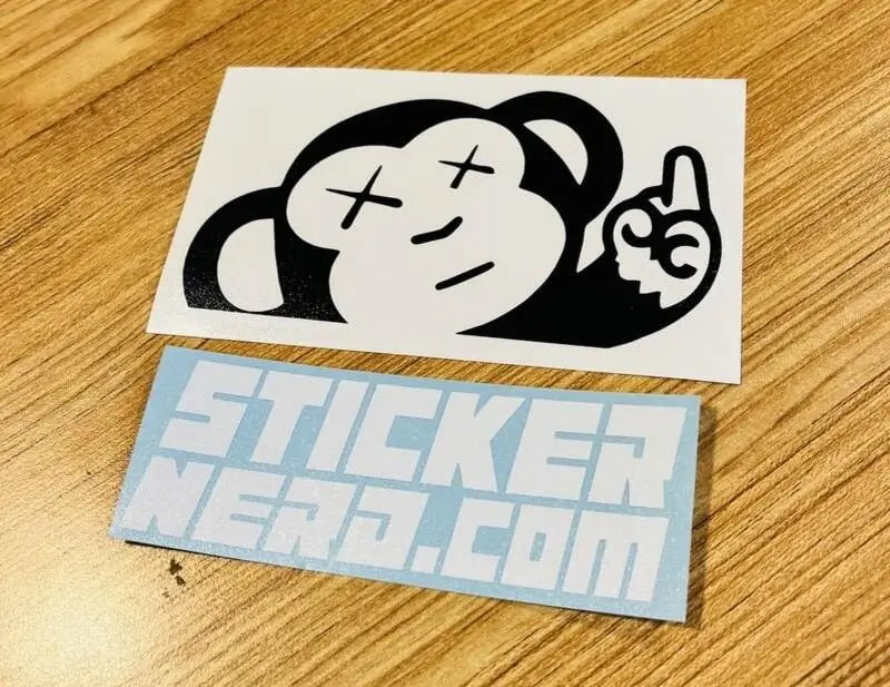 Peeking Monkey Sticker - Window Decal