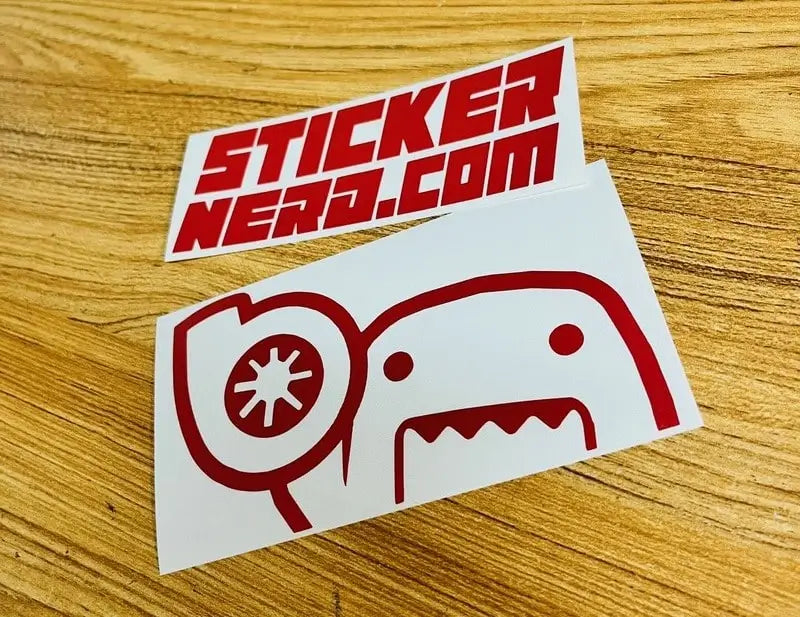Peeking Turbo Decal - Window Sticker 