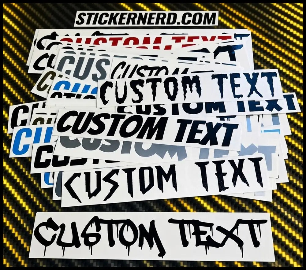 Personalized Vinyl For Cars - Custom Stickers And Decals