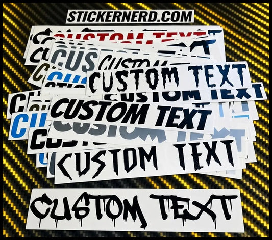 Personalized Vinyl For Cars - Custom Stickers And Decals