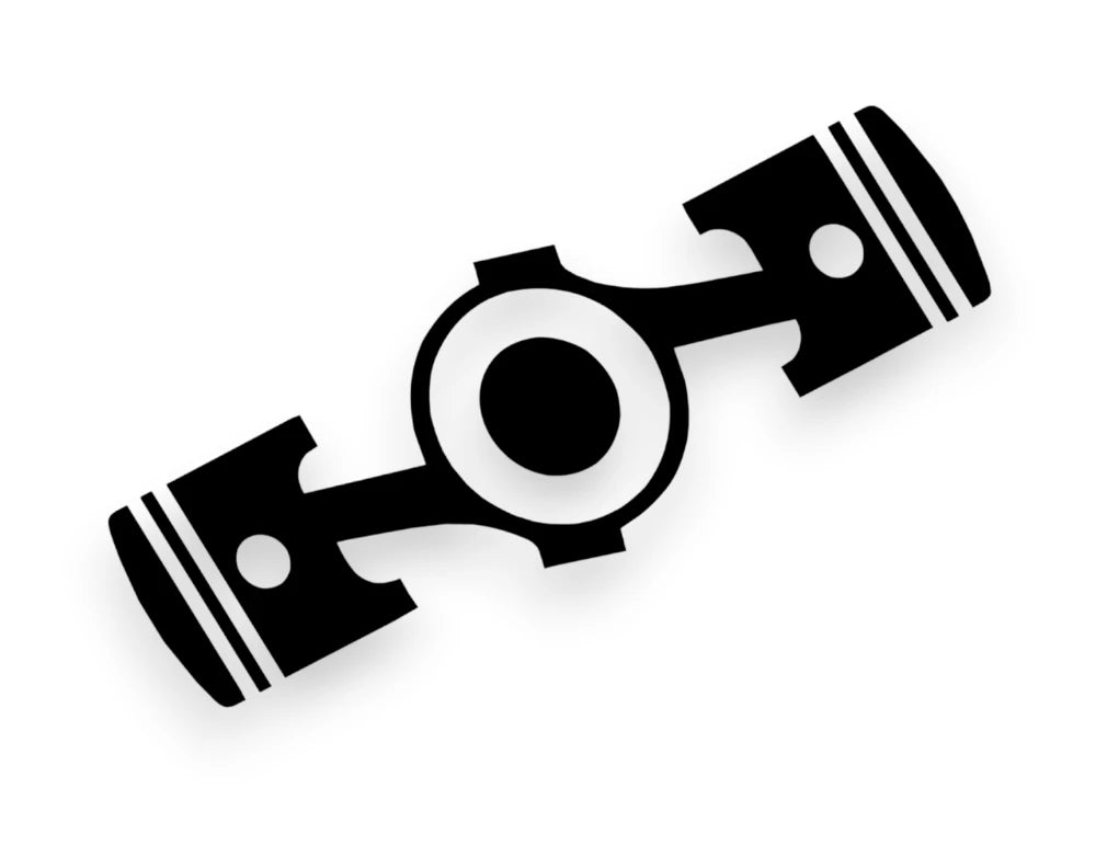 Piston Sticker - Window Decal - STICKERNERD.COM