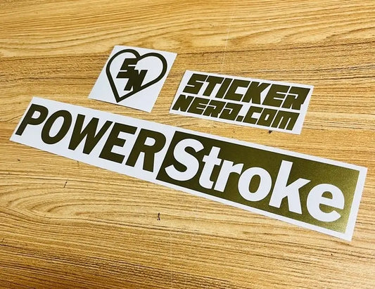 Power Stroke Decal