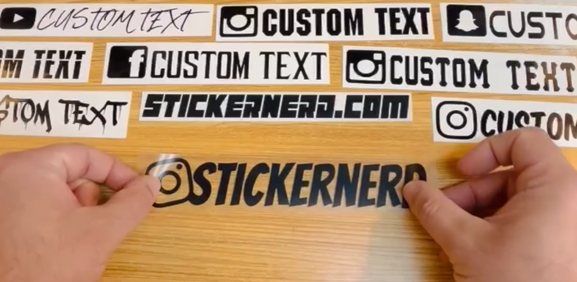 Custom YouTube Stickers - Personalized Channel Decals | StickerNerd ...