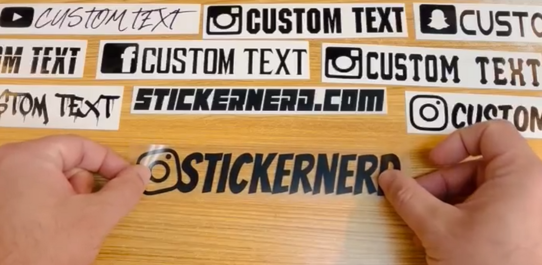 CUSTOM SOCIAL MEDIA STICKERS