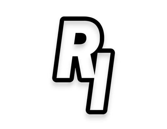 RI State Initials Sticker - STICKERNERD.COM