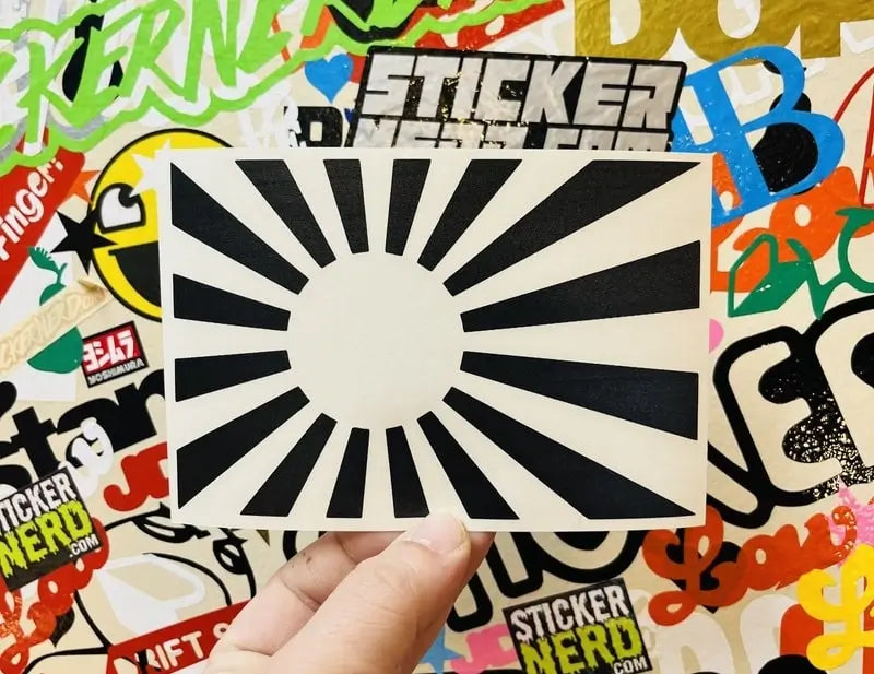 Rising Sun JDM Decal - Japan Window Sticker 
