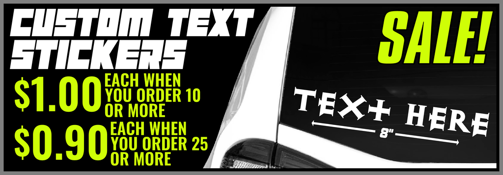 Deals Sticker Sale Custom Vinyl Stickers Window Decals Cheap Decal