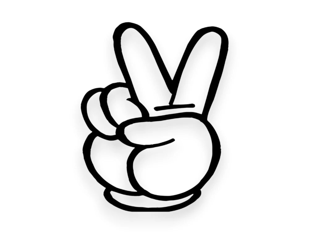 Shocker Hand Sticker - Decal - STICKERNERD.COM