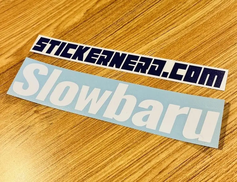 Slowbaru Decal - Funny Sticker