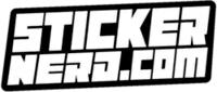 MAKE CUSTOM STICKERS AT STICKERNERD.COM - VINYL WINDOW DECALS