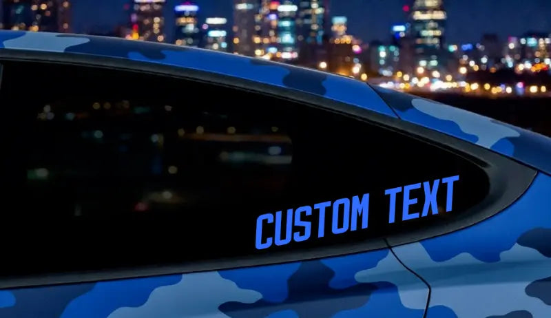 Custom Stickers For Cars And Trucks - Vinyl Window Decals