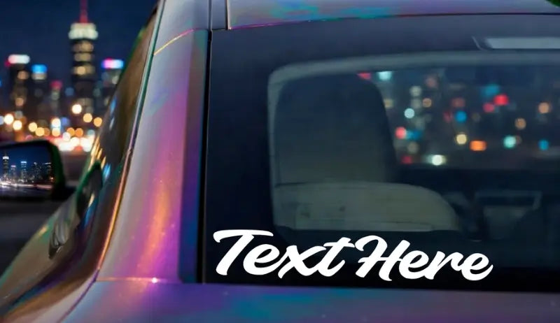Custom Stickers For Cars And Trucks - Vinyl Window Decals