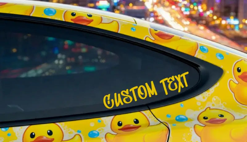 Custom Stickers For Cars And Trucks - Vinyl Window Decals