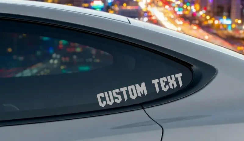 Custom Stickers For Cars And Trucks - Vinyl Window Decals