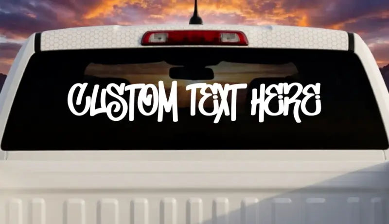 Custom Stickers For Cars And Trucks - Vinyl Window Decals