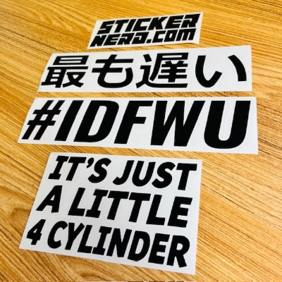 FUNNY STICKERS - JDM DECALS - STICKERNERD.COM