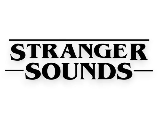 Stranger Sounds Sticker - Funny Window Decal - STICKERNERD.COM