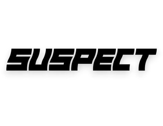 Suspect Sticker - VINYL WINDOW DECALS AND STICKERS - STICKERNERD.COM