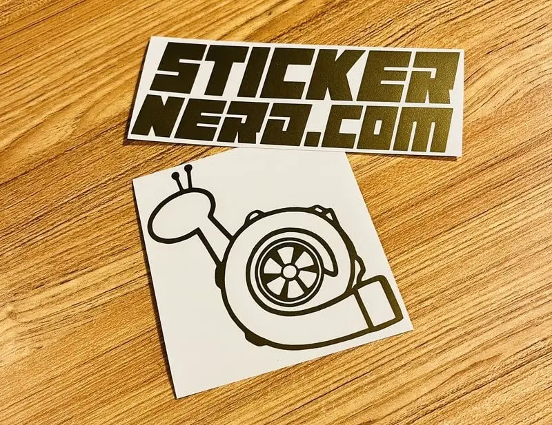 Turbo Snail Sticker - Turbocharger Power boost Decal 