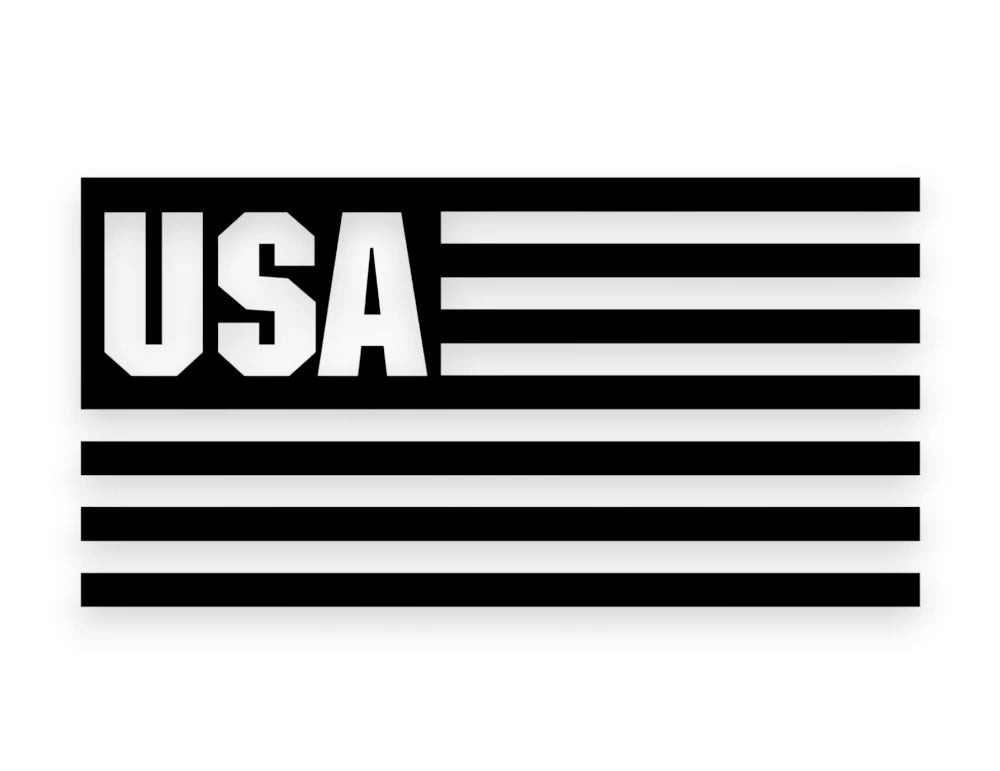 USA Flag Sticker - Decal - STICKERNERD.COM
