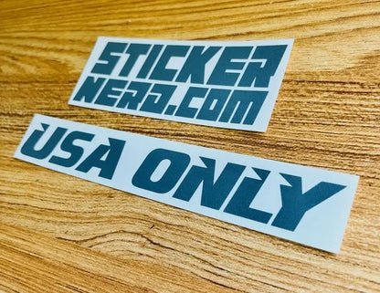 USA Only Decal - America Sticker