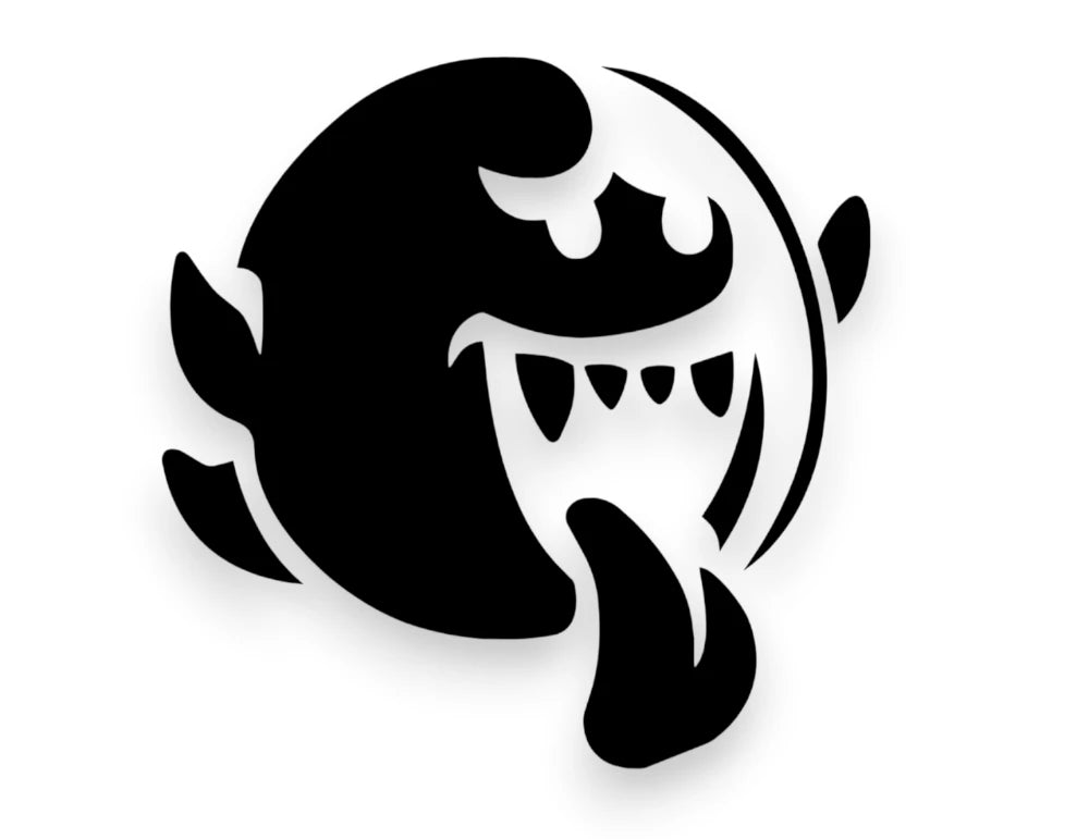 Video Game Ghost Sticker - Window Decal - STICKERNERD.COM