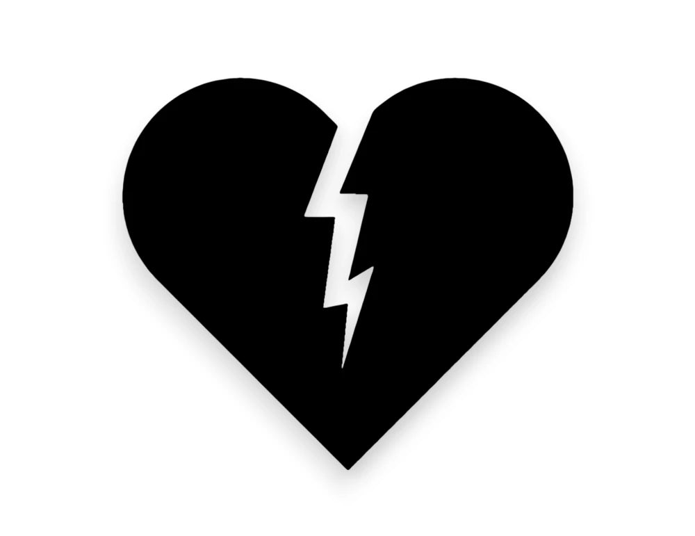 Broken Heart Sticker - STICKERNERD.COM