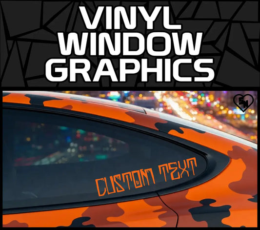 Vinyl Window Graphics - Vinyl Window Decals And Car Stickers