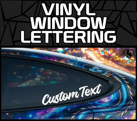 Vinyl Window Lettering For Cars And Trucks - Stickers And Decals 