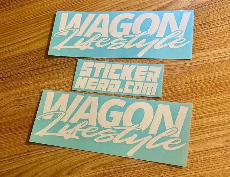 Wagon Lifestyle Sticker - Tuner Window Decal