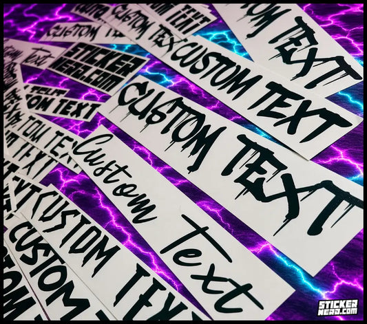 Weather Resistant Custom Stickers - Custom Decals For Cars And Windows