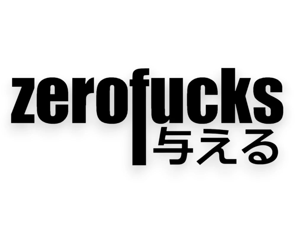 Zero F Sticker - Decal - STICKERNERD.COM