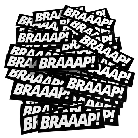 Braaap Sticker - Decal - STICKERNERD.COM