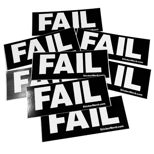 Fail Sticker - Decal - STICKERNERD.COM