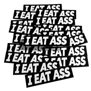 I Eat Ass Sticker - STICKERNERD.COM