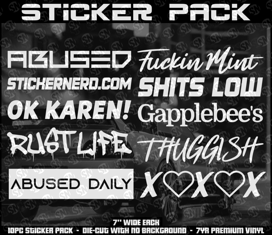 STICKER PACK - STICKERNERD.COM