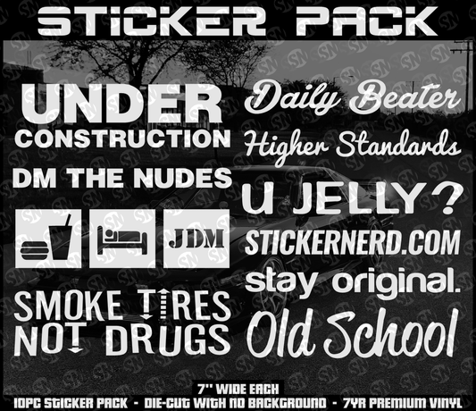 STICKER PACKS - STICKERBOMB - DECAL PACKS - JDM DECALS - STICKERNERD.COM